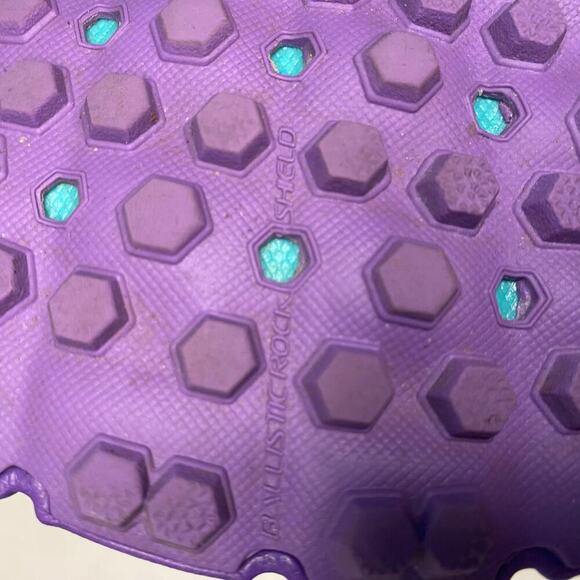 Women's Brooks Pure Grit 5 Trail Running Shoes Purple Black Size 8.5 Hiking - Picture 14 of 16